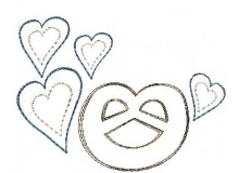 Stickdatei - Breeze und Herzen